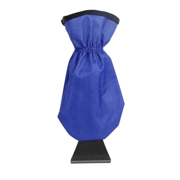 Fleece-Lined Ice Scraper Glove for Car Windshield – Non-Slip Winter Snow & Ice Remover Mitt