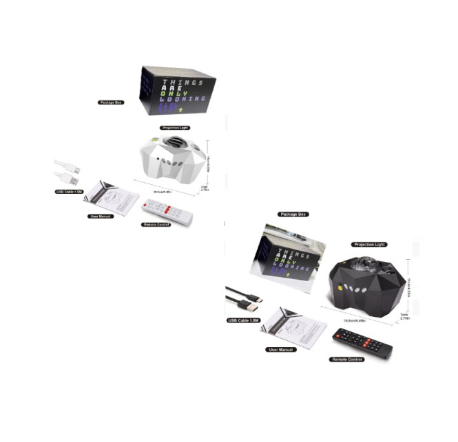 USB Ocean Wave Bluetooth Star Projector Lamp – Music Night Light for Bedroom & Party