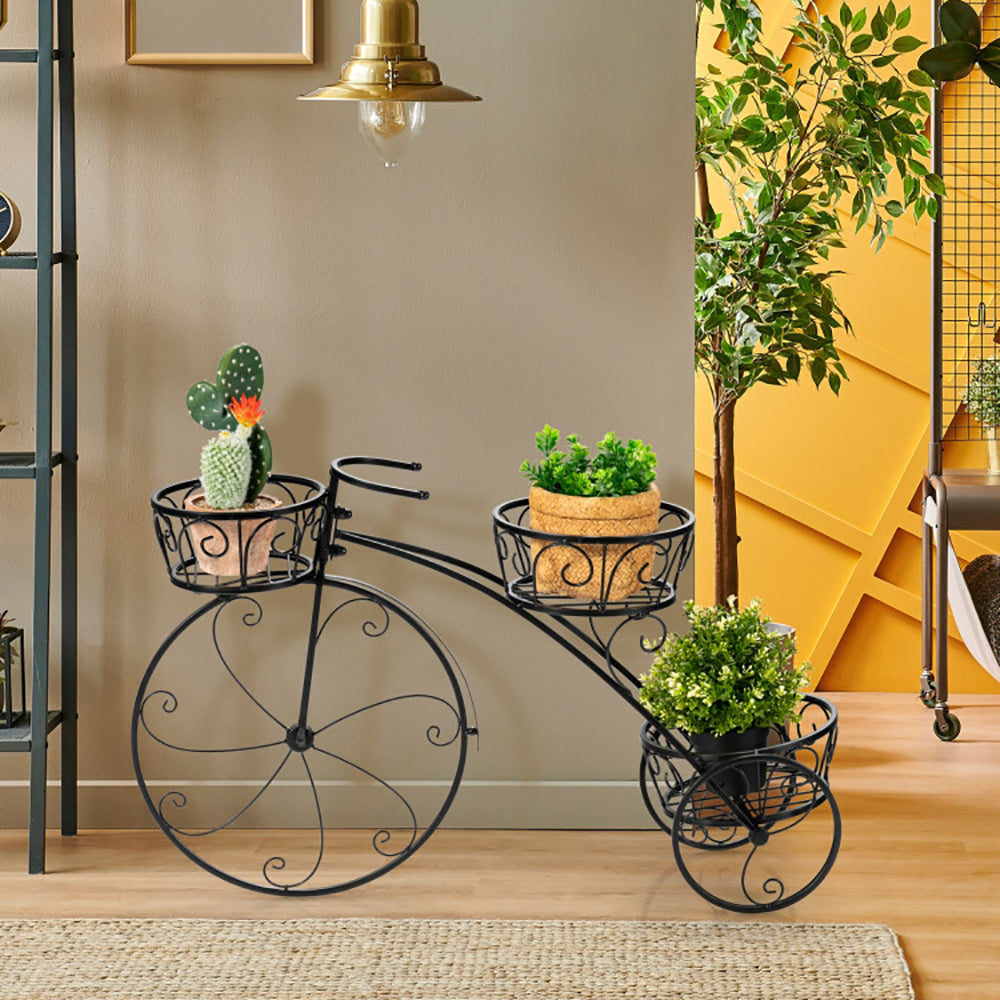 Parisian Tricycle Plant Stand – Decorative Flower Pot Holder