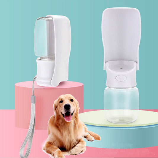 Portable Dog Water Bottle – Foldable Pet Travel Water Dispenser