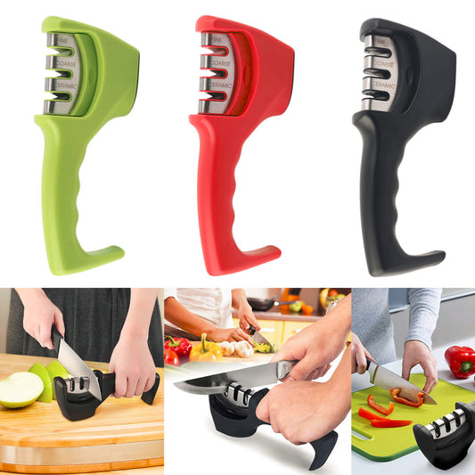 High-Quality Professional Knife Sharpener – Easy, Fast & Safe for All Kitchen Knives