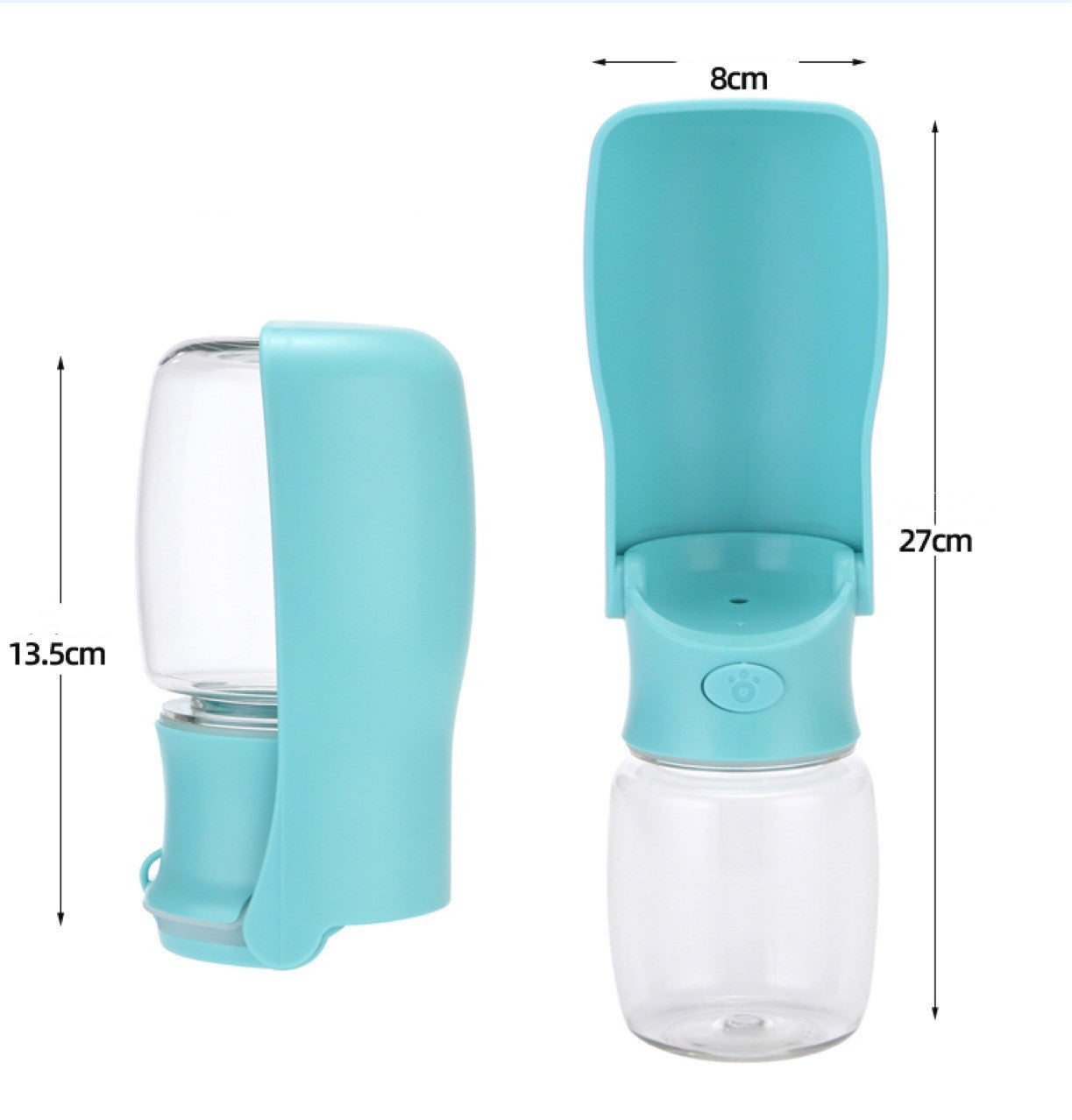 Portable Dog Water Bottle – Foldable Pet Travel Water Dispenser