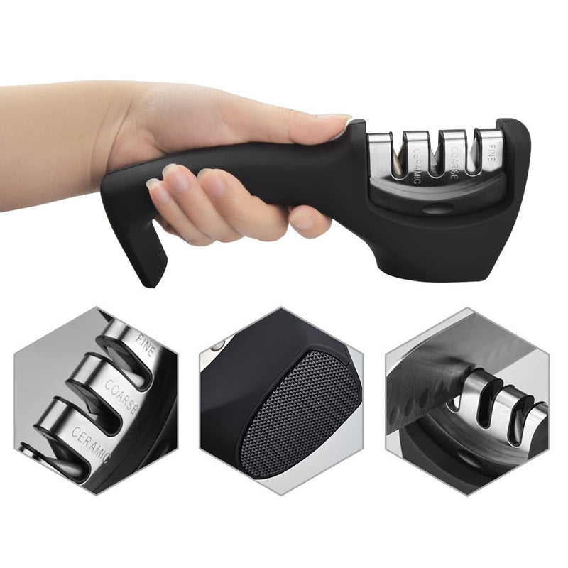 High-Quality Professional Knife Sharpener – Easy, Fast & Safe for All Kitchen Knives
