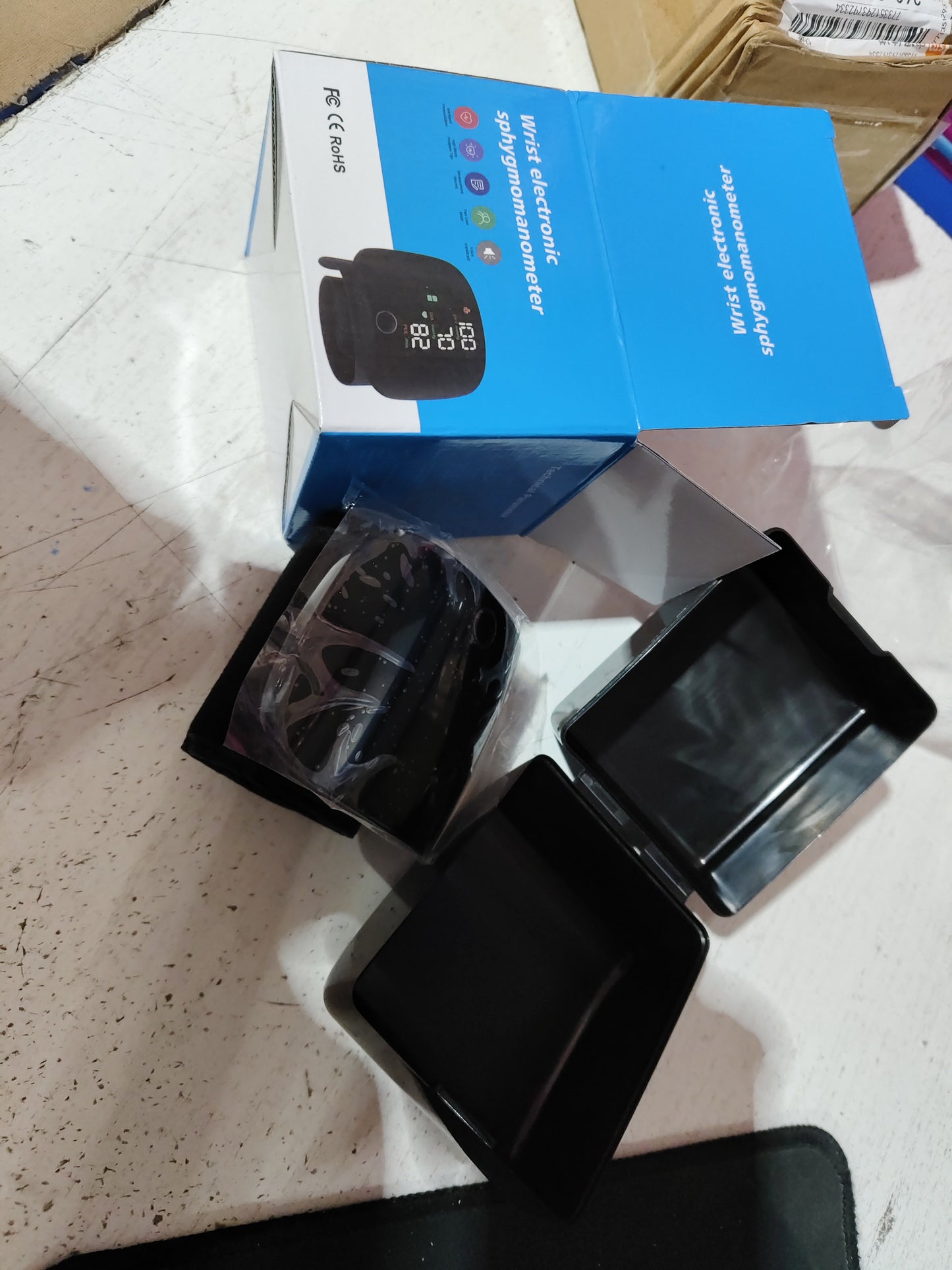 Rechargeable Wrist Blood Pressure Monitor – Digital LCD, Portable & Accurate