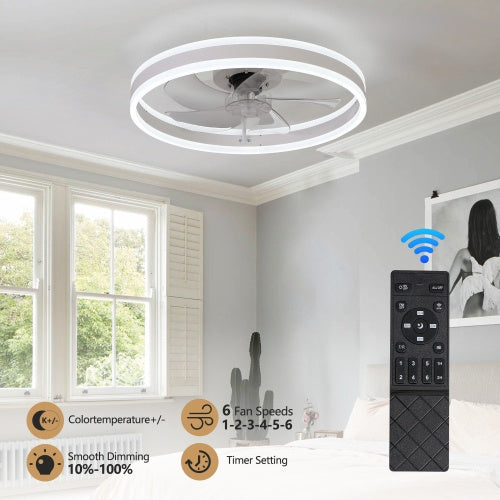 Modern Ceiling Fan with Dimmable LED Light – Energy Efficient & Stylish Home Ceiling Fan