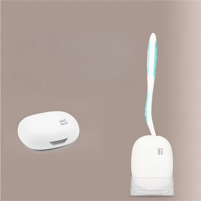White UV Toothbrush Sterilizer Box – Hygienic & Easy Oral Care
