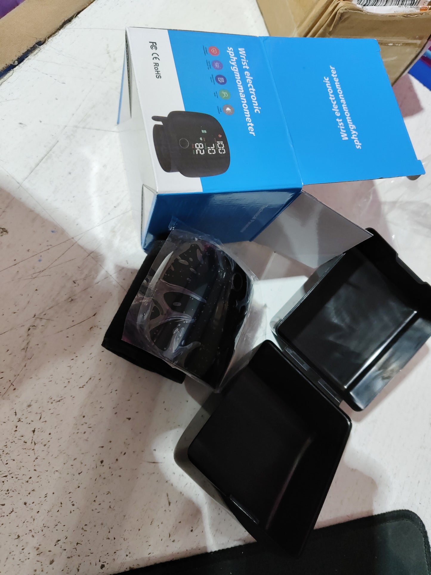 Rechargeable Wrist Blood Pressure Monitor – Digital LCD, Portable & Accurate