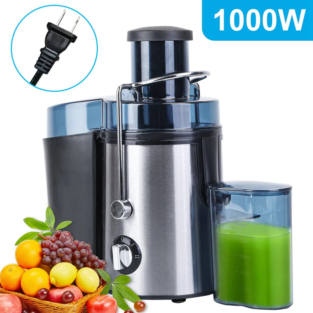 1000W High-Speed Centrifugal Juicer – Wide Feed Chute, 2-Speed Juice Extractor for Fruits & Vegetables