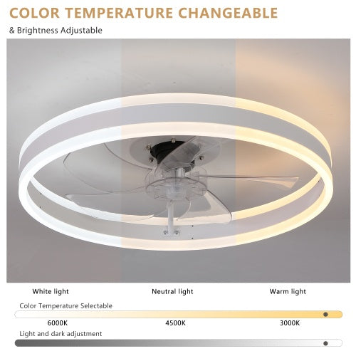Modern Ceiling Fan with Dimmable LED Light – Energy Efficient & Stylish Home Ceiling Fan