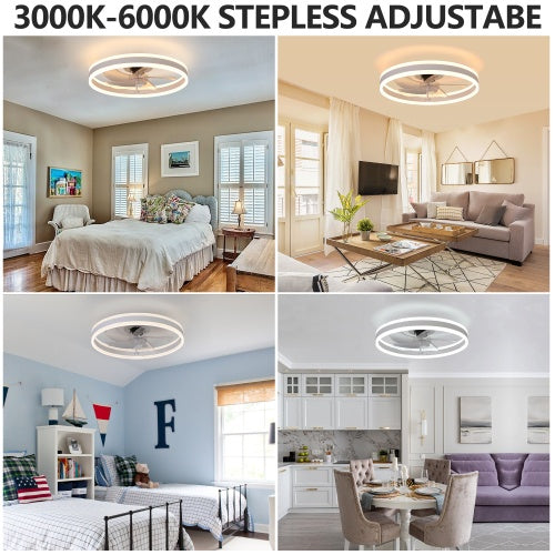 Modern Ceiling Fan with Dimmable LED Light – Energy Efficient & Stylish Home Ceiling Fan