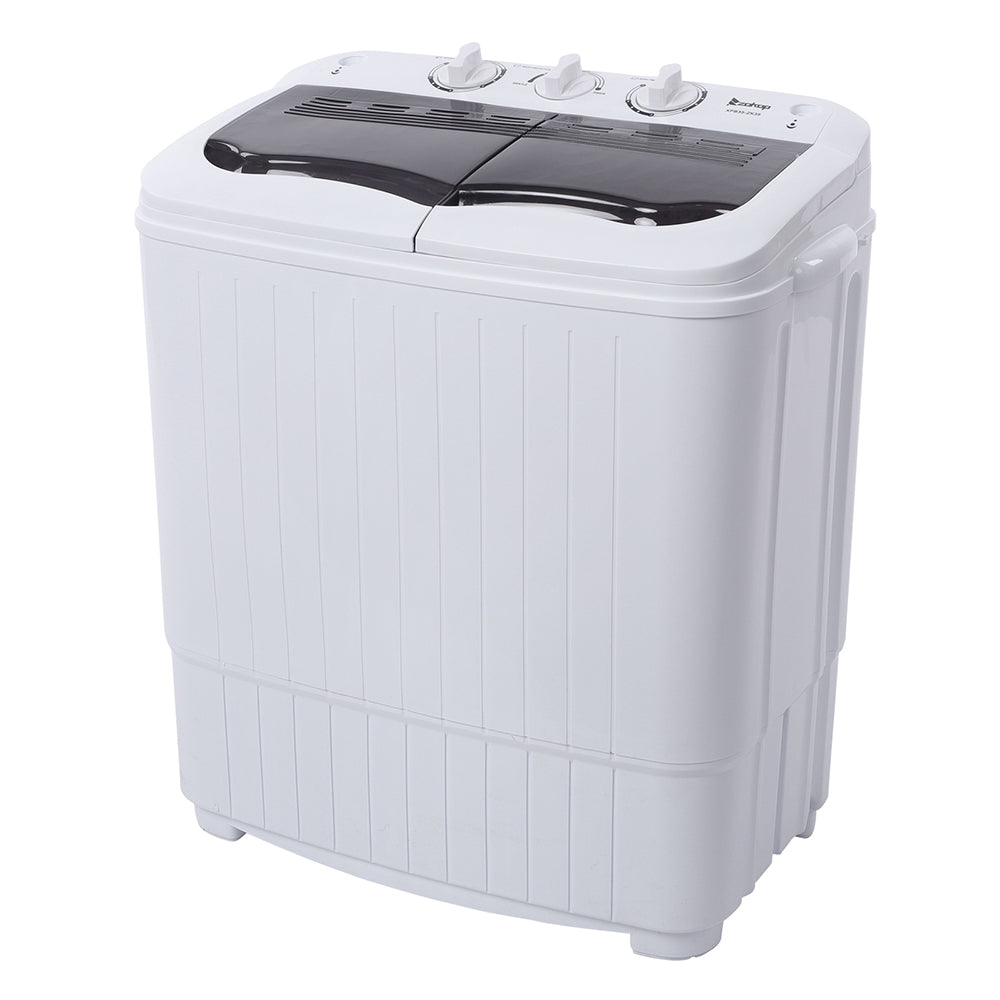 US XPB35-ZK35 14.3 lb Semi-Automatic Twin Tub Washing Machine with Drain Pump