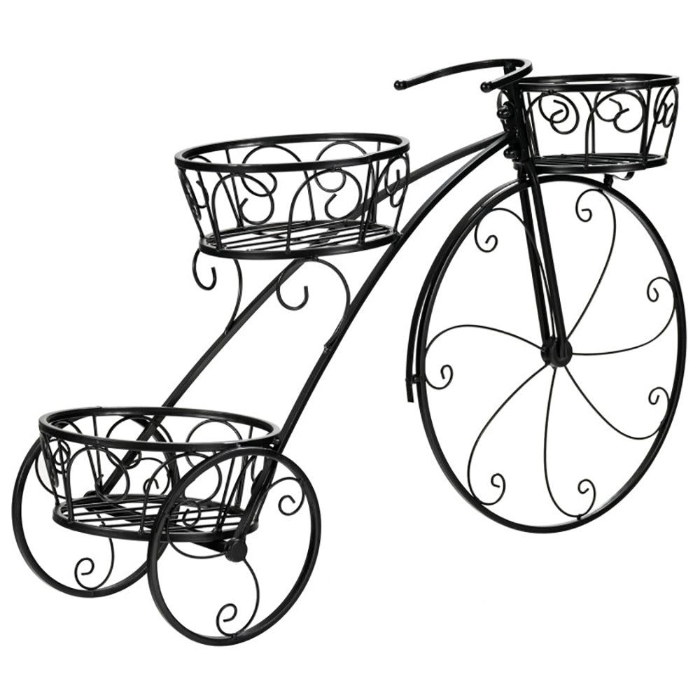 Parisian Tricycle Plant Stand – Decorative Flower Pot Holder