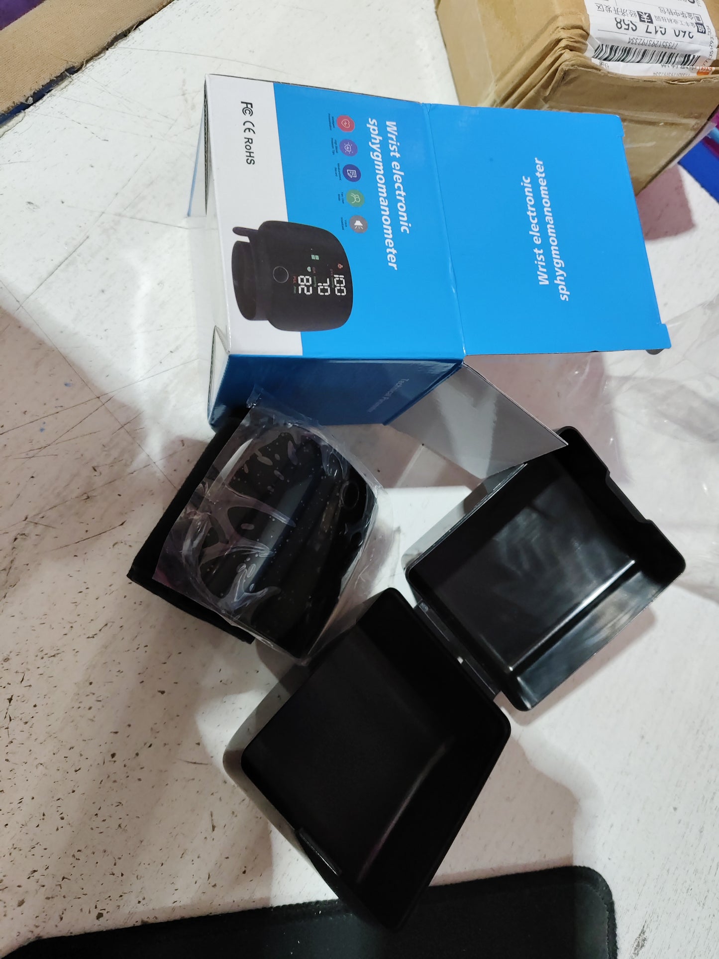 Rechargeable Wrist Blood Pressure Monitor – Digital LCD, Portable & Accurate