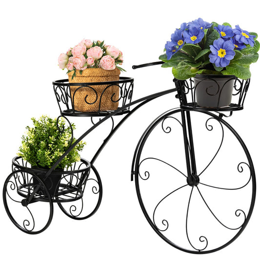 Parisian Tricycle Plant Stand – Decorative Flower Pot Holder