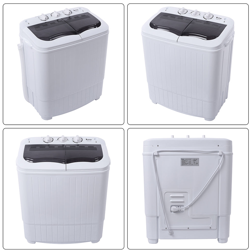US XPB35-ZK35 14.3 lb Semi-Automatic Twin Tub Washing Machine with Drain Pump