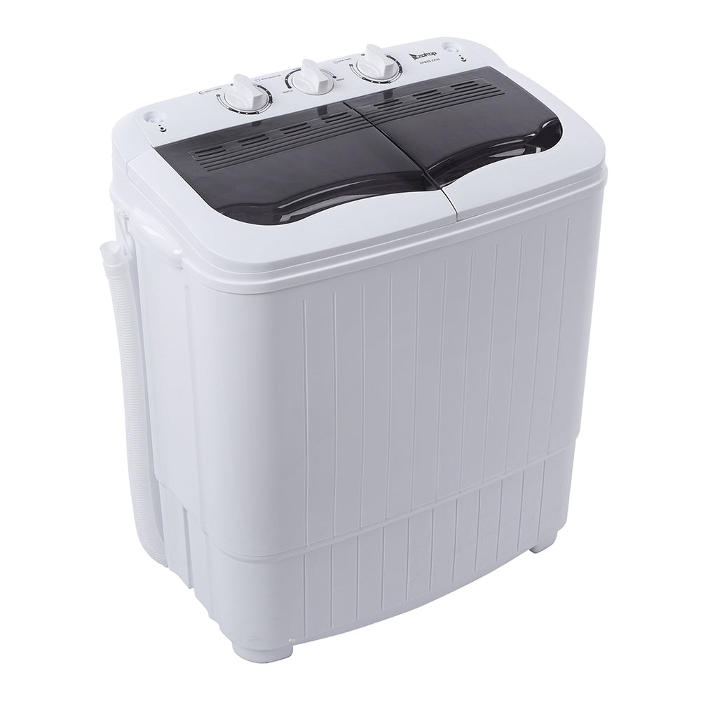 US XPB35-ZK35 14.3 lb Semi-Automatic Twin Tub Washing Machine with Drain Pump