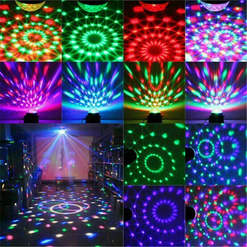 LED Disco Party Light – Sound Activated DJ Strobe Ball Lamp for Dance & Home Decor