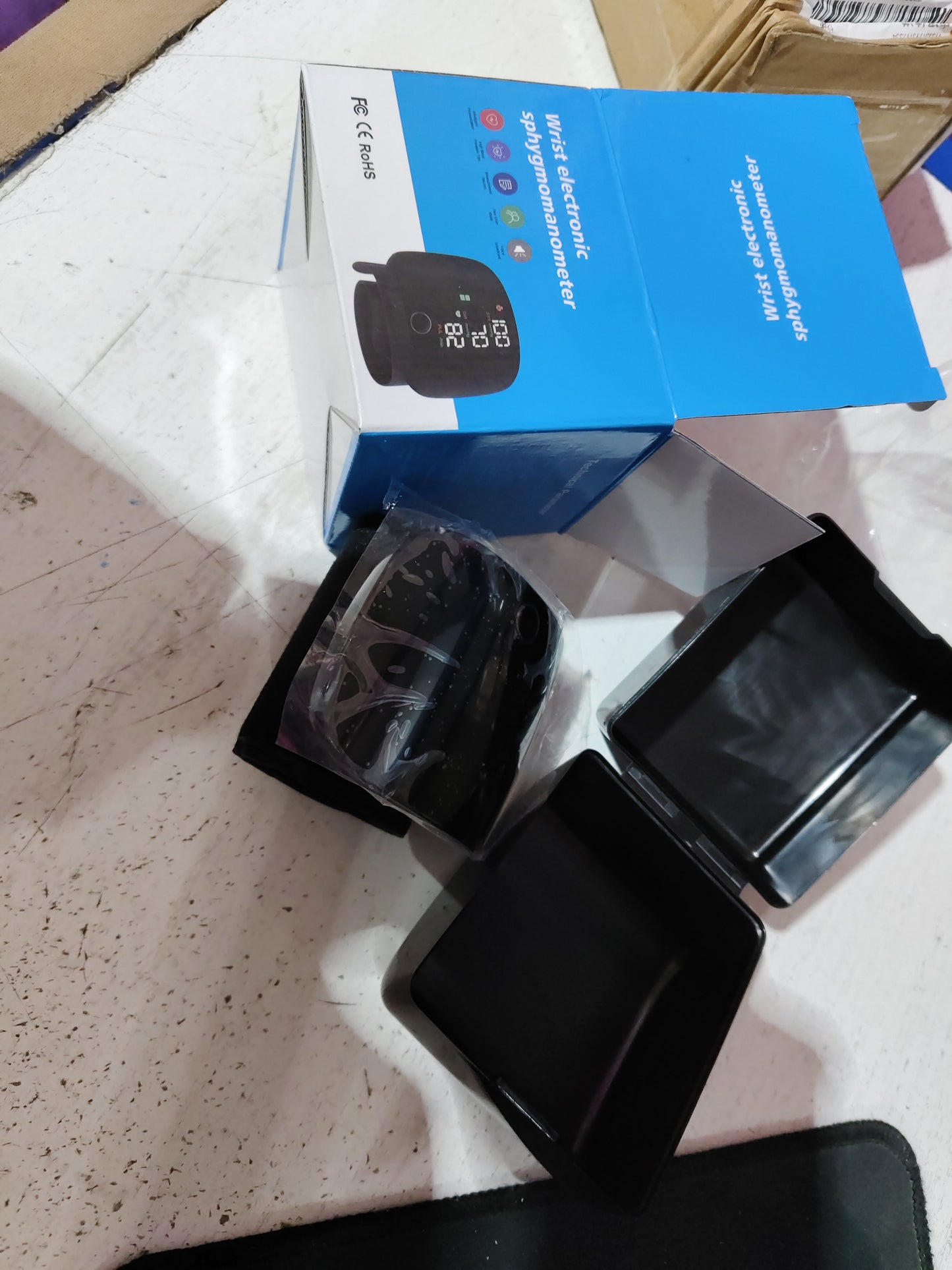 Rechargeable Wrist Blood Pressure Monitor – Digital LCD, Portable & Accurate