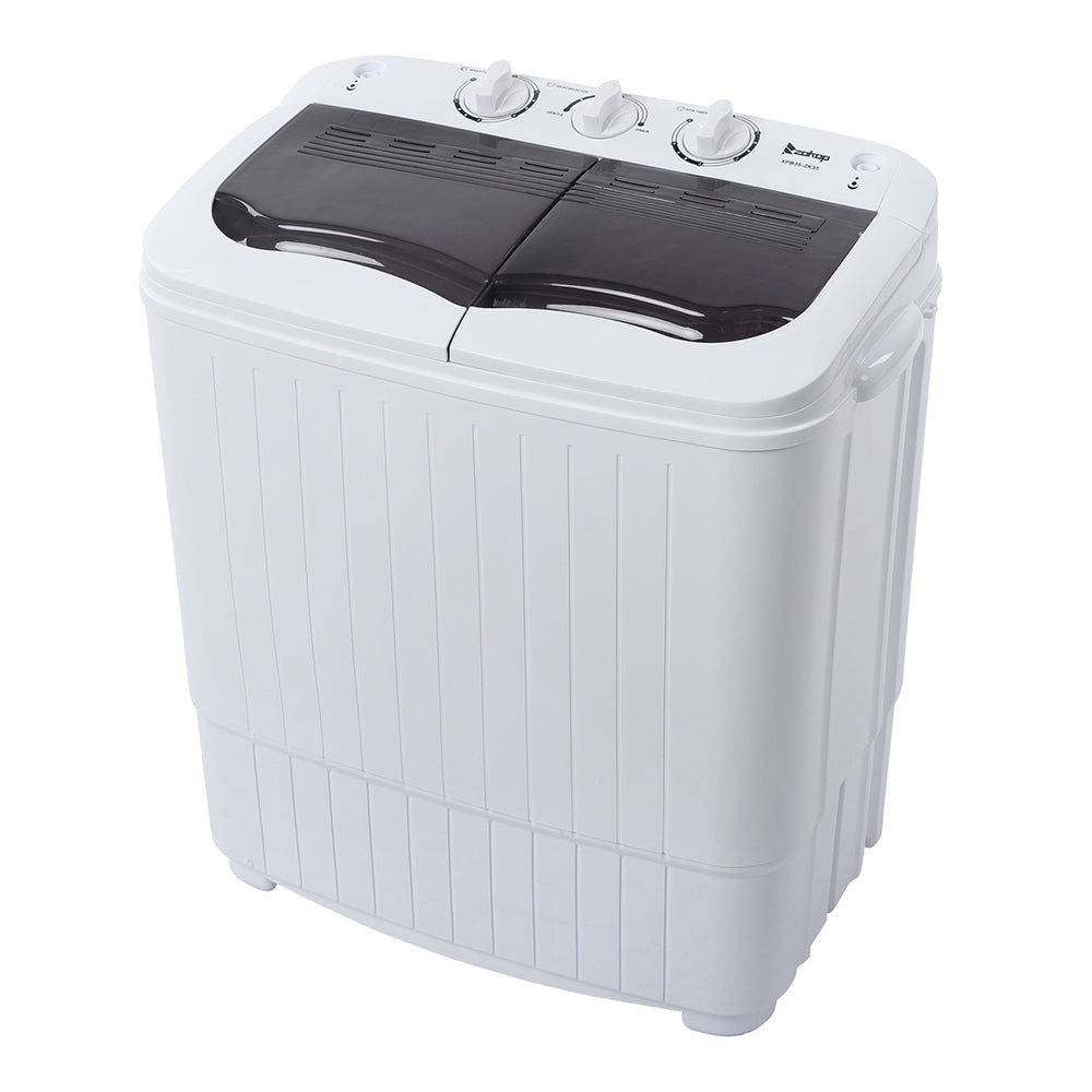 US XPB35-ZK35 14.3 lb Semi-Automatic Twin Tub Washing Machine with Drain Pump